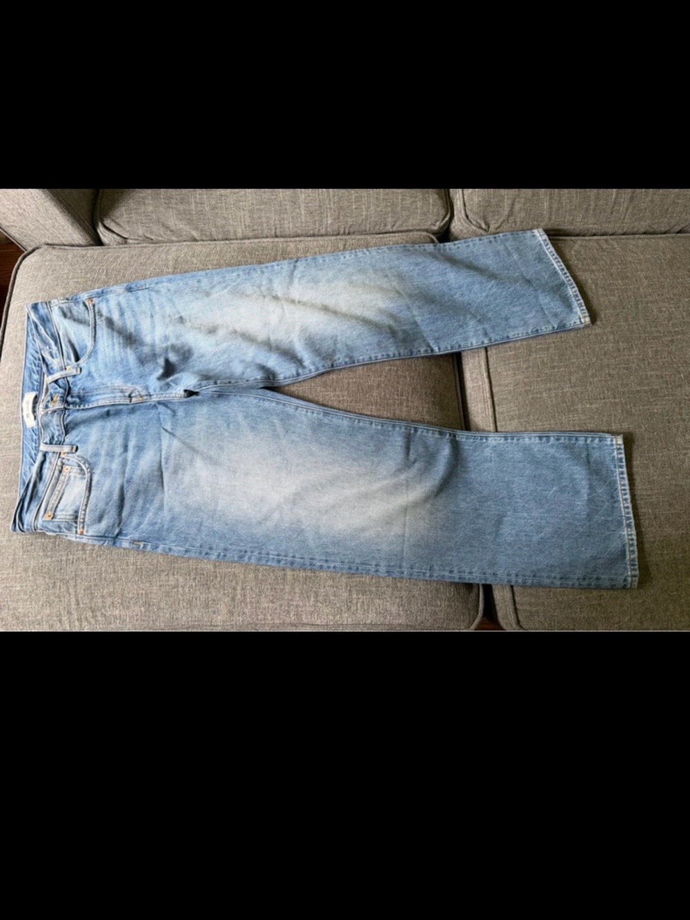 Madewell Light Blue Straight Jeans